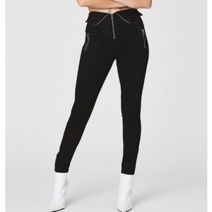 Carmar Jeans Carmar Viola High Rise Skinny Foldover Zipper Jean Size 28